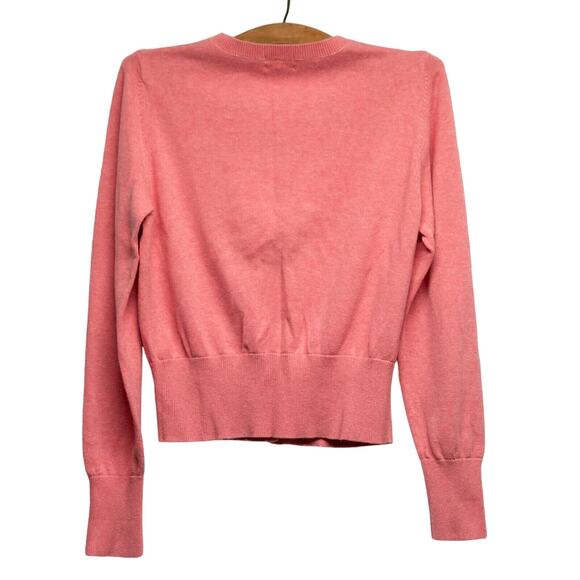 AMERICAN EAGLE Girls Pink XL Button Down Cardigan Cotton Sweater - Picture 2 of 3